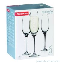 Бокалы для шампанского 210 мл 6 шт &quot;Tescoma /Sommelier /Без декора&quot; / 141359