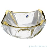 Ваза для фруктов 25 см квадратная &quot;Колессеум /Золотой кант&quot; / 094485