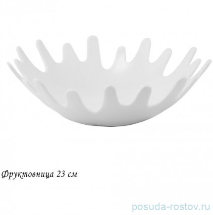 Фруктовница 23 х 7 см &quot;Bianco&quot; (подарочная упаковка) / 370650