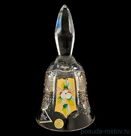 Колокольчик 12,6 см &quot;Хрусталь с золотом&quot; / 037986