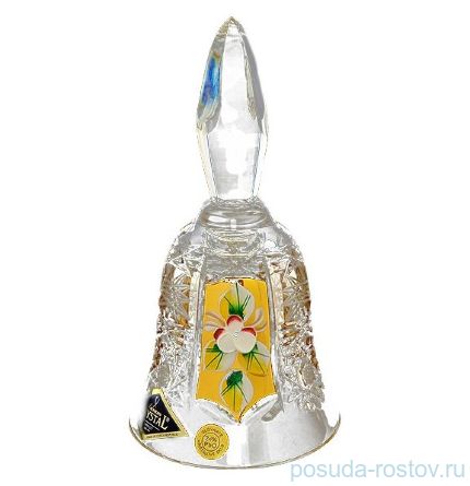 Колокольчик 12,6 см &quot;Хрусталь с золотом&quot; / 037986