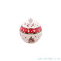 Сахарница 250 мл &quot;Christmas world /Bordo&quot; / 337489