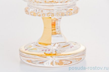 Вазочка 12 см н/н &quot;Хрусталь с золотом&quot; / 043943