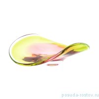 Фруктовница 30 см &quot;Прозрачно-Розово-Зелёная&quot; / 159864