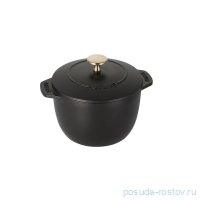 Кокот для риса 16 см с крышкой 1,5 л черный &quot;Staub Specials&quot; / 270256
