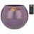 Ваза для цветов 20 см &quot;Sfera golden marble lavender&quot; / 288713