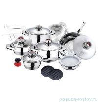 Набор посуды 19 предметов с термодатчиками &quot;Stainless Steel Napoli Collection&quot; / 135587