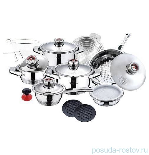 Набор посуды 19 предметов с термодатчиками "Stainless Steel Napoli Collection" / 135587