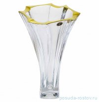 Ваза для цветов 32 см &quot;Нептун /Матовое золото /Pallme Konig&quot; AS Crystal / 342019