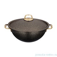 Казан 30 х 13,5 см с крышкой 6,5 л &quot;Agness /Премиум /Черное золото&quot; / 228911