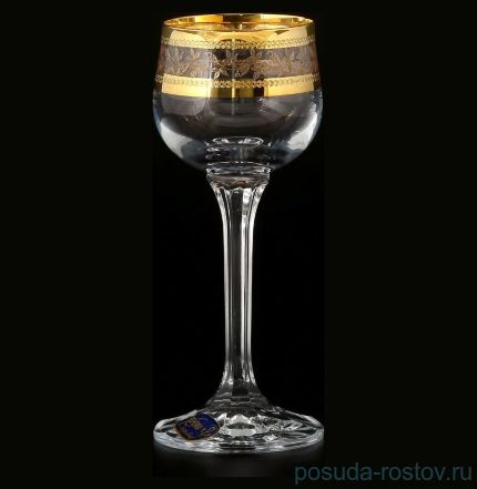Рюмки 60 мл 6 шт &quot;Диана /Золотые листики&quot; / 086987