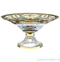 Фруктовница 34 см н/н &quot;Вена /Розочки на бежевом /с золотом&quot; / 156341