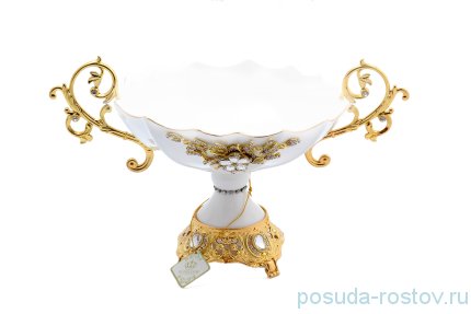 Фруктовница 26 см н/н с ручками / 131449
