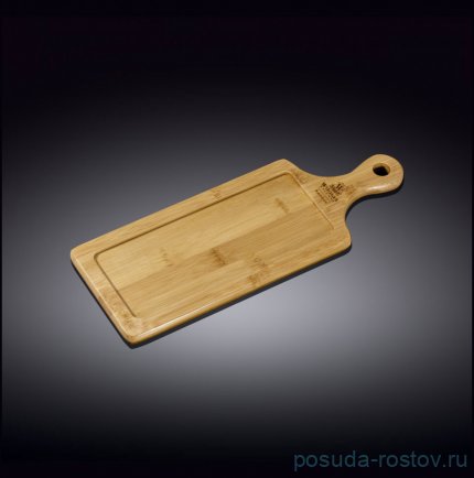 Поднос 34 х 12 см прямоугольный с ручкой / 260140