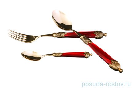 Столовые приборы 18 предметов &quot;Siena Antique Gold /Bordeaux Gold&quot; / 114546