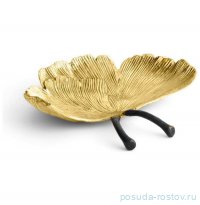 Блюдо декоративное 14 x 12,5 см &quot;Golden Ginkgo&quot; / 342220