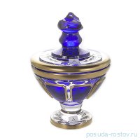 Сахарница 17 см &quot;Антик /Синий /золото&quot; / 221910