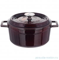 Кастрюля 24 см с крышкой 4,49 л &quot;Lava /Aubergine&quot; / 287504