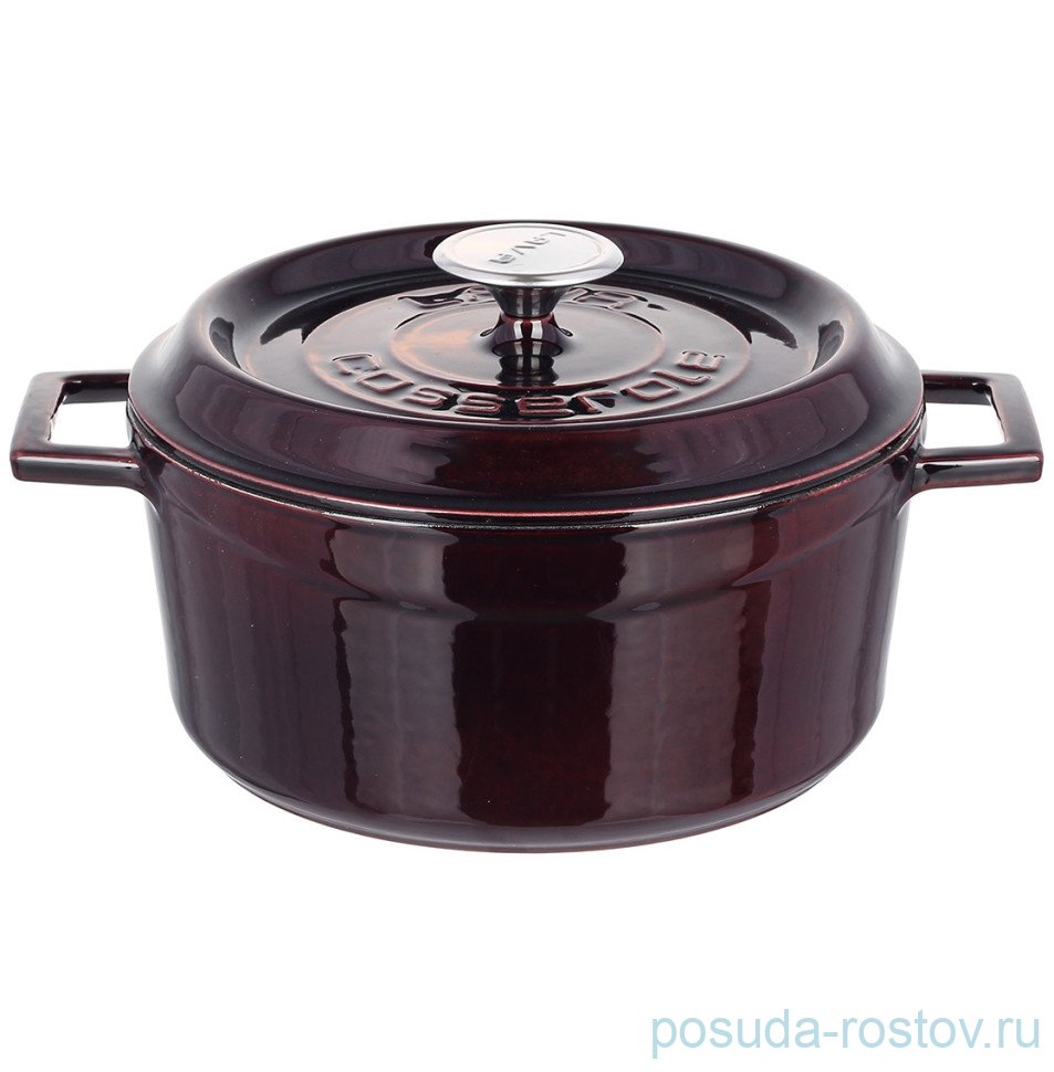 Кастрюля 24 см с крышкой 4,49 л "Lava /Aubergine" / 287504