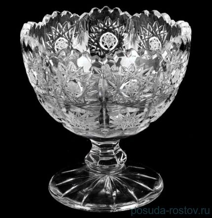 Вазочка 9 см н/н &quot;Хрусталь резной&quot; / 067849