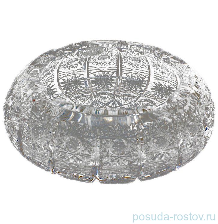 Пепельница 13 см "Glasspo /Хрусталь резной" / 033999