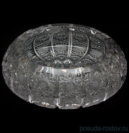 Пепельница 13 см &quot;Glasspo /Хрусталь резной&quot; / 033999