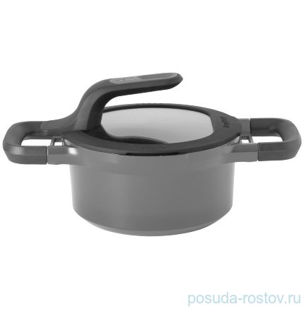 Кастрюля 16 см с крышкой &quot;Gem grey&quot; / 162384