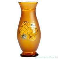 Ваза для цветов 30 см &quot;Лепка /Янтарная&quot; / 152656