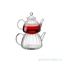 Набор чайников 2 предмета (заварочный 800 мл, чайник для кипячения 1,2 л) &quot;Пачи /Без декора&quot; / 271661