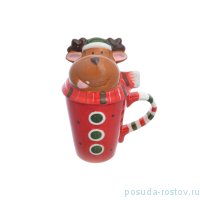 Кружка с крышкой &quot;Christmas time /Royal Classic&quot; / 228432