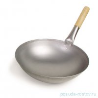 Сковорода-вок 30 см с деревянной ручкой / 327522