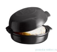 Форма для запекания 19,5 х 17,5 х 4,5 см с крышкой базальт 550 мл &quot;Emile Henry&quot; / 233327