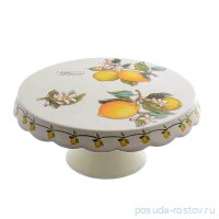 Тортница 32 см н/н &quot;Artigianato ceramico /Лимоны&quot; / 156763