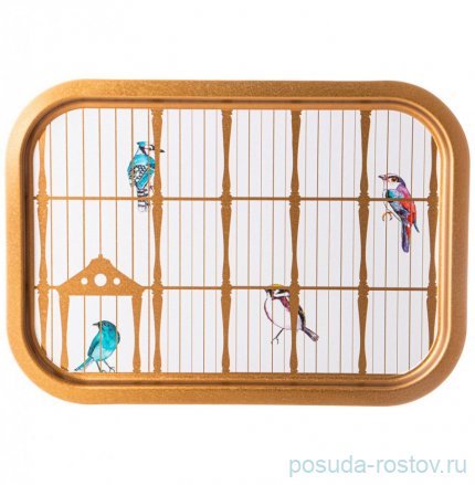 Поднос 28,5 х 40 см прямоугольный &quot;Paradise bird&quot; / 329576