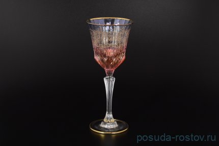 Бокалы для белого вина 6 шт &quot;Timon /Адажио красный с золотом&quot; / 108609
