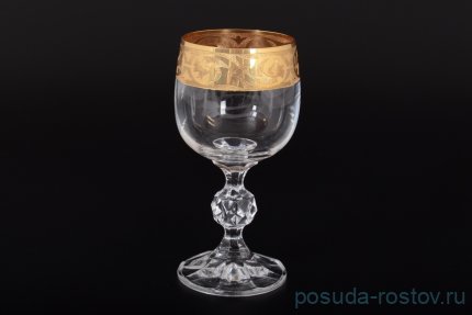 Бокалы для белого вина 150 мл 6 шт &quot;Клаудия /Орнамент на золоте&quot;  / 124714