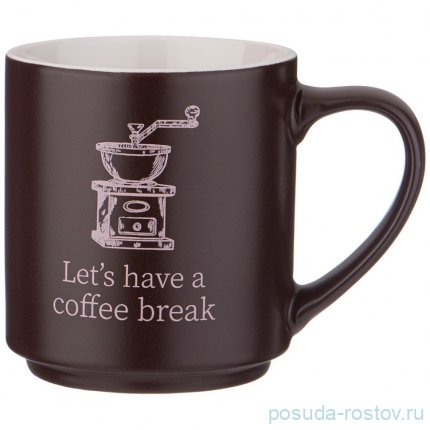 Кружка 350 мл &quot;Coffeemania /Let is have a coffee break&quot; / 337439