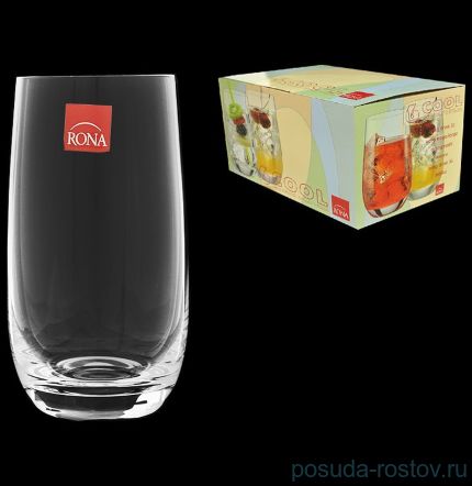 Стаканы для воды 350 мл 6 шт &quot;Cool /Без декора&quot; / 007930