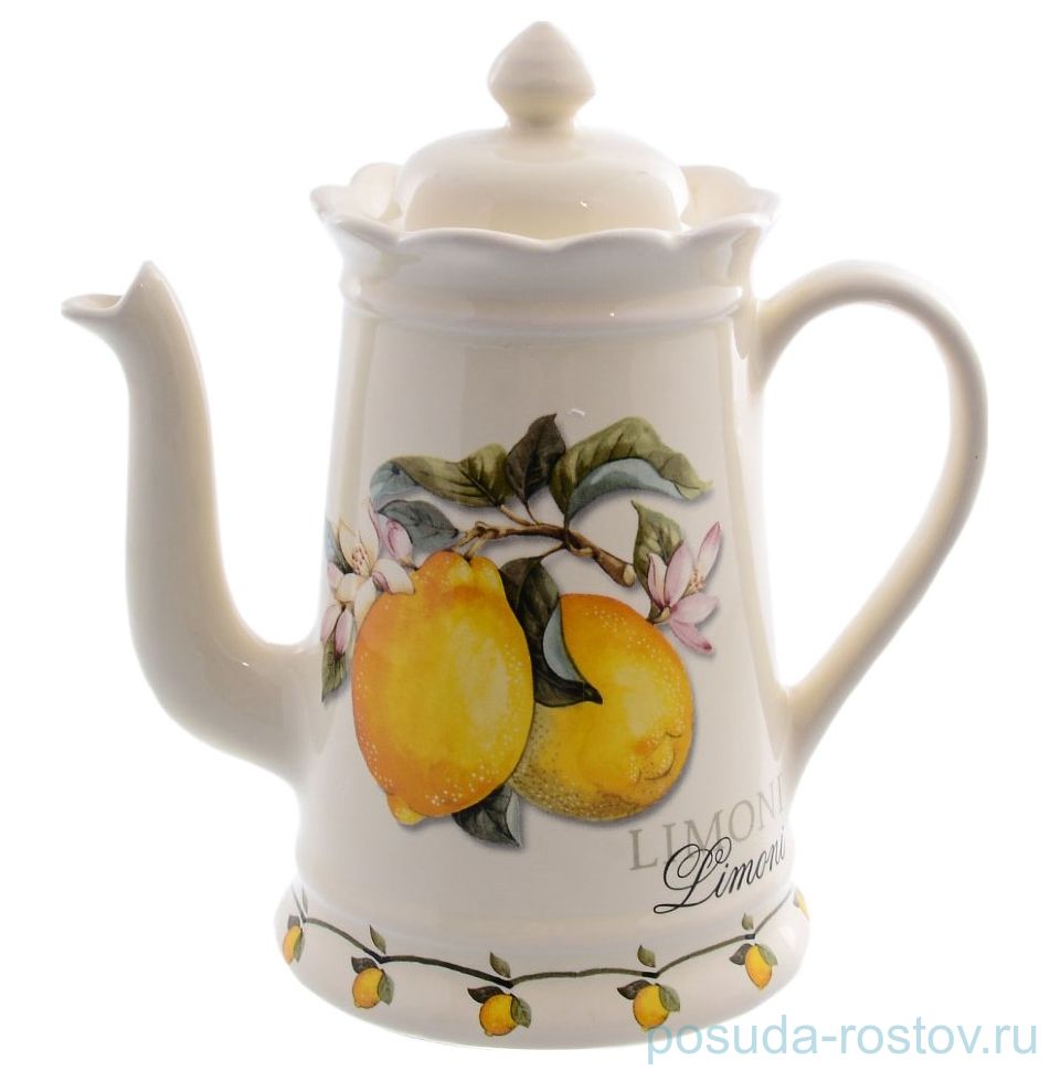 Кофейник 900 мл "Artigianato ceramico /Лимоны" / 156825