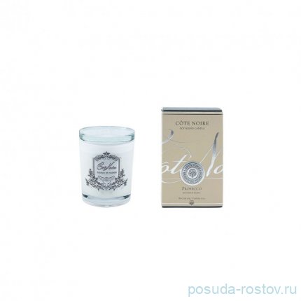 Свеча 185 г серебряная &quot;Prosecco&quot; (время горения 60 ч) / 376044