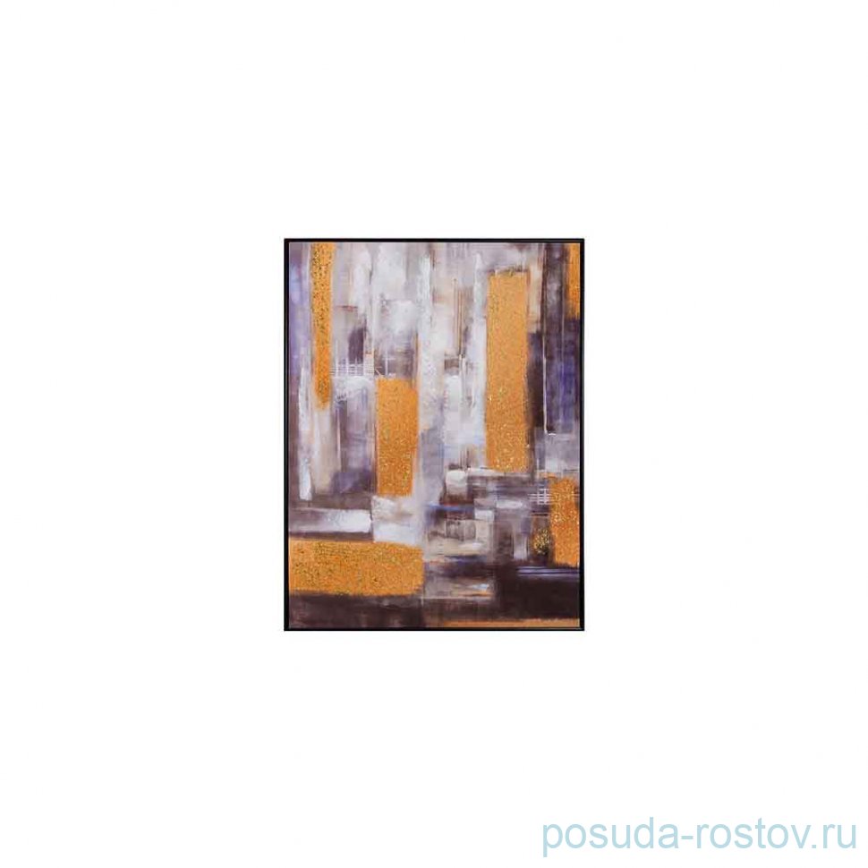 Картина 62 х 82 х 4,5 см в раме "Абстракция /Влечение" / 342013