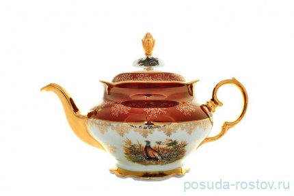 Заварочный чайник 1,2 л &quot;Корона /Охота красная&quot; / 136628