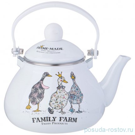 Чайник 1,3 л эмалированный &quot;Family farm&quot; / 354376