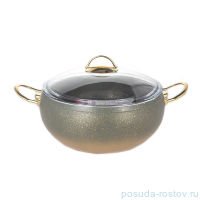 Кастрюля 26 х 11 см с антипригарным гранитным покрытием 5,7 л зеленая &quot;KEOPS SETS /GOLD&quot; / 157053