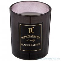 Свеча ароматизированная в стакане 6 х 7,5 см &quot;Black leather&quot; / 348305