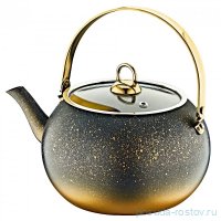 Чайник 2 л антипригарное покрытие черно-золотой &quot;TEAPOT SETS&quot; / 259384