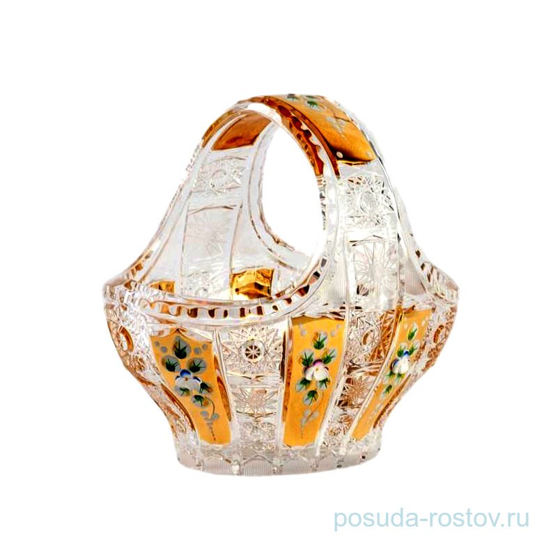 Корзинка 20 см "Хрусталь с золотом" / 045893