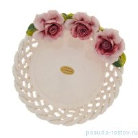 Блюдо 26 см круглое &quot;Розы&quot; / 275738