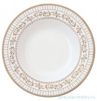 Тарелка 21,5 см глубокая &quot;Golden /Золотистый орнамент&quot; / 369136