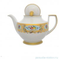 Заварочный чайник 1,2 л &quot;Вена /Розочки на голубом /с золотом&quot; / 327921